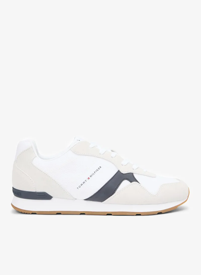 Suede Mixed Texture Trainers